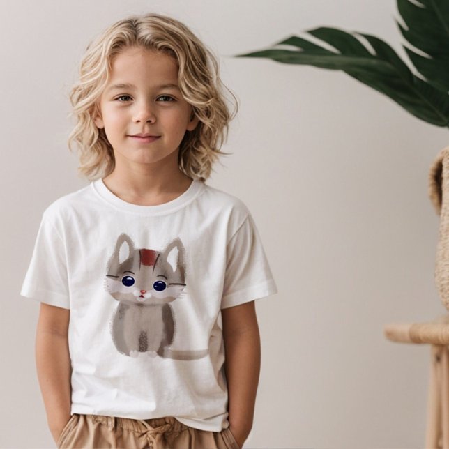 Camiseta Mignon petit chaton simpliste (Subido por el creador)