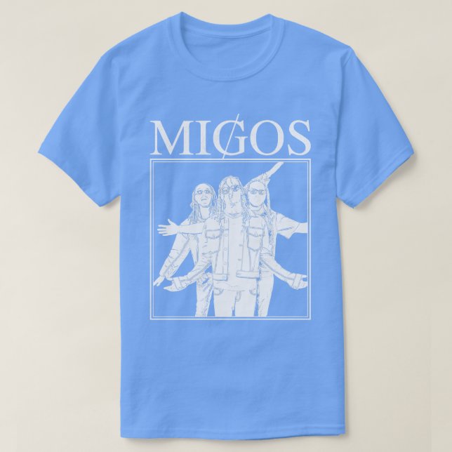 Camiseta Migos Hip hop White (Diseño del anverso)