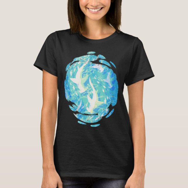 Camiseta Migración del pez martillo (Anverso)