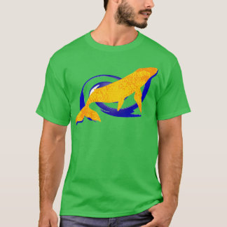 Camiseta Migración dorada