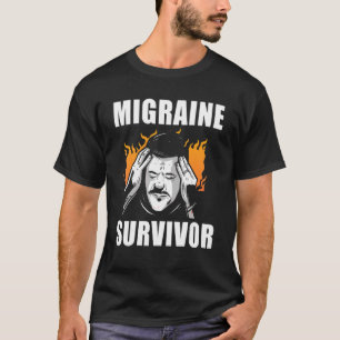 Camiseta Migraine Survivor Migraine Warrior Awareness Mes