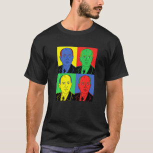 Camiseta Mijaíl Gorbachev Tee Histórico De Arte Pop Retro