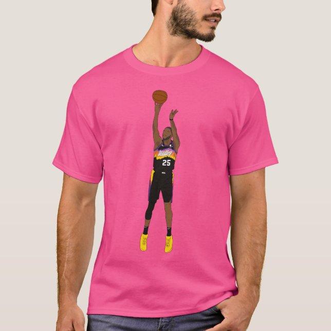 Camiseta Mikal Bridges Jumper Phoenix Basketball (Anverso)