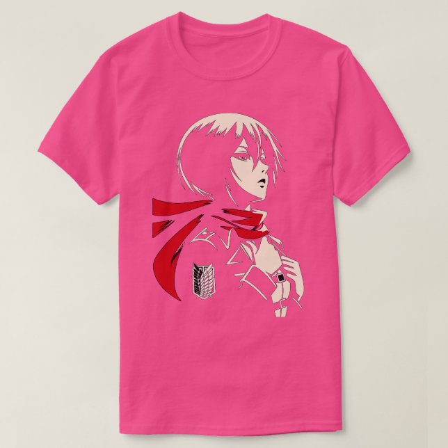 Camiseta mikasa ackerman (Diseño del anverso)