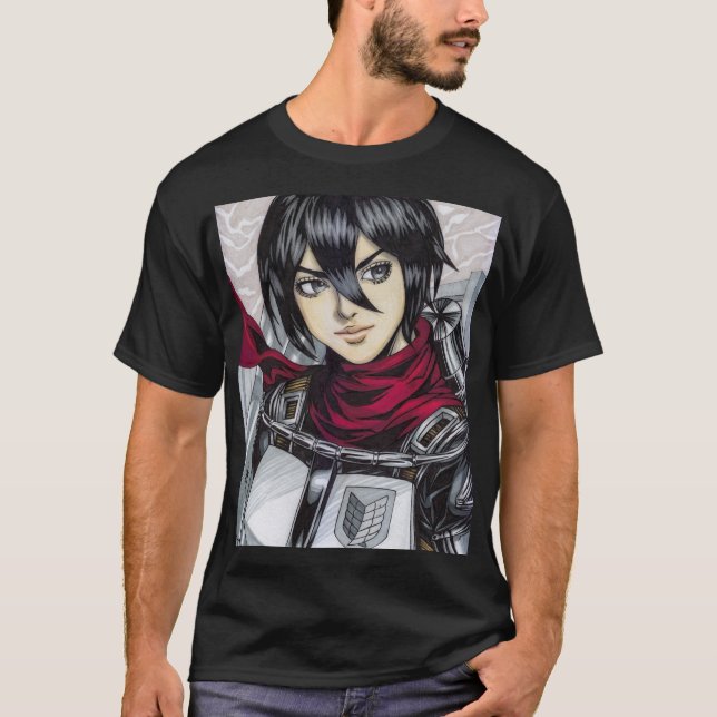 Camiseta Mikasa Ackerman (Anverso)