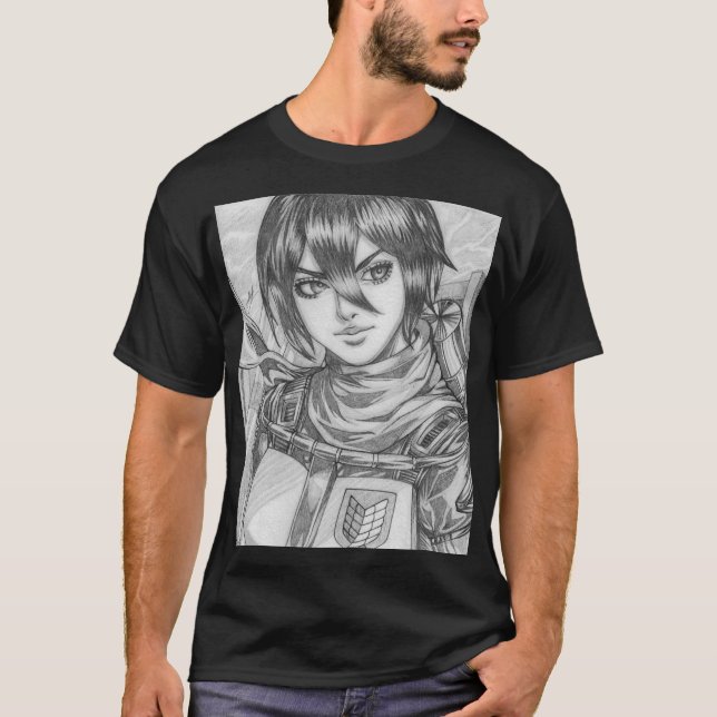 Camiseta Mikasa Ackerman (Anverso)
