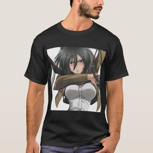 Camiseta Mikasa - SNK (Anverso)