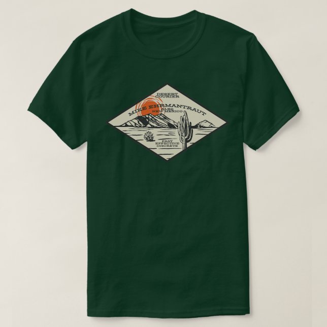 Camiseta Mike Ehrmantraut Desert Courier (Diseño del anverso)