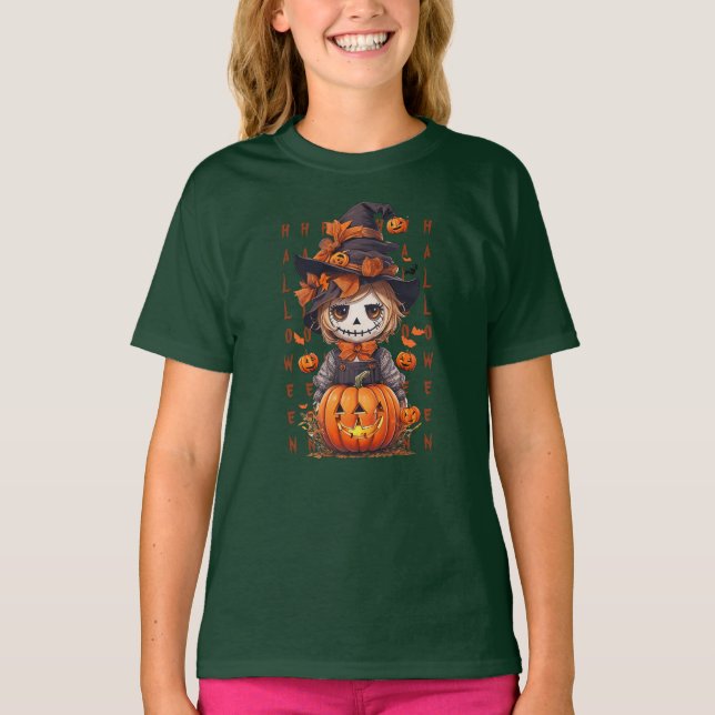 Camiseta Mike, el espantapájaros de Halloween (Anverso)