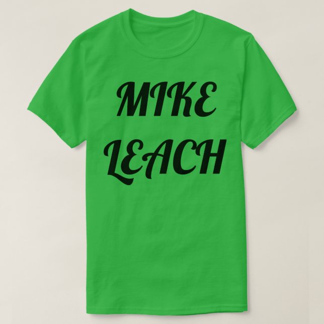 Camiseta Mike Leach (Diseño del anverso)