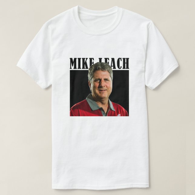 Camiseta Mike Leach (Diseño del anverso)