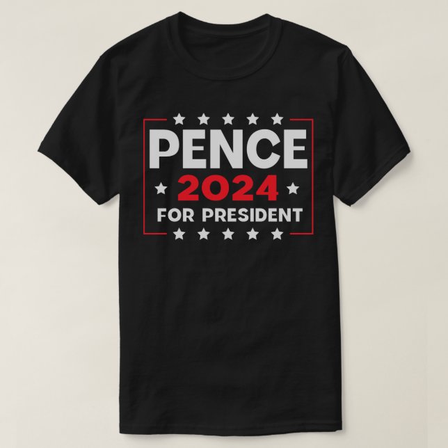 Camiseta Mike Pence Para Presidente (Diseño del anverso)