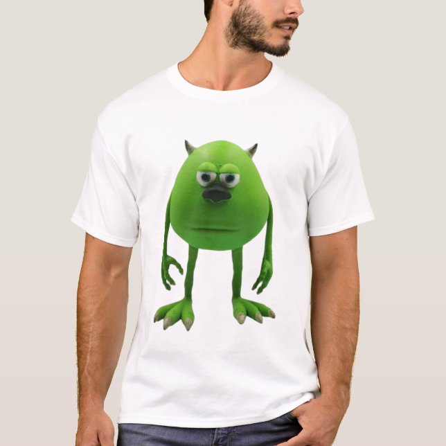 Camiseta Mike Wazowski Sulivan Face Meme (Anverso)