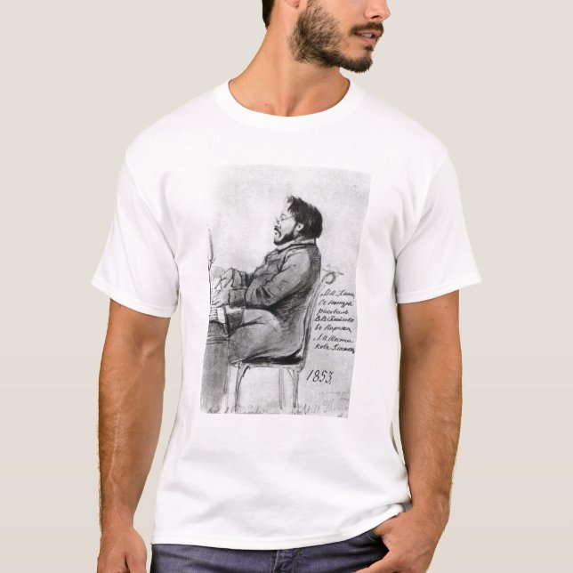 Camiseta Mikhail Glinka, 1853 (Anverso)