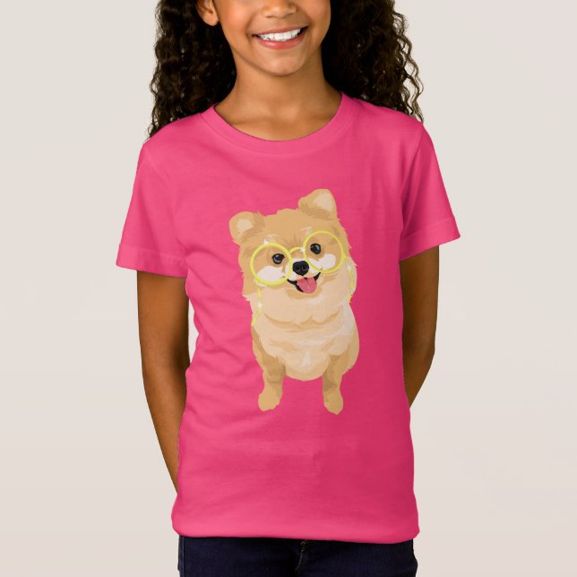 Camiseta Miki el Pomeranian fresco (Anverso)