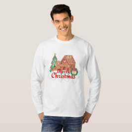 Camiseta Mikitez gingerbreadhouse vintage gingerbread