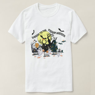 Camiseta Mikitiez anima fin de semana de Halloween castillo