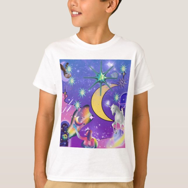 Camiseta Mikitiez aquarius galaxia verano cerveza brillante (Anverso)