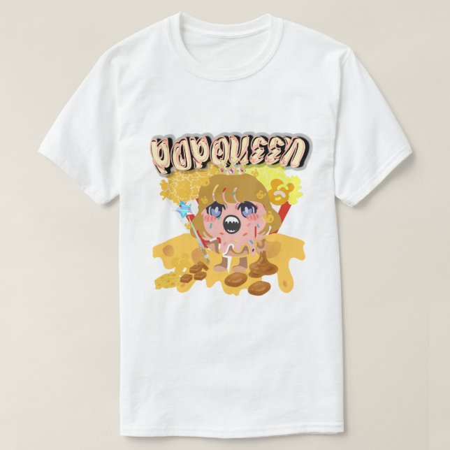 Camiseta Mikitiez popqueen popcorn moivenight cinema (Diseño del anverso)