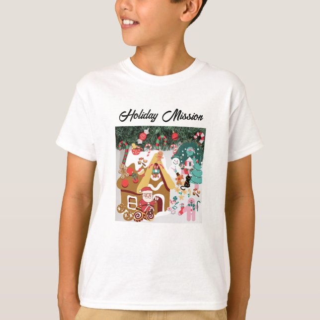 Camiseta Mikitiez snowman vintage whitechristmas elf (Anverso)