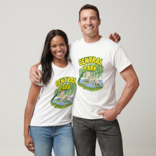 Camiseta Mikitiez t-rex dinosaur fossil beach sunset