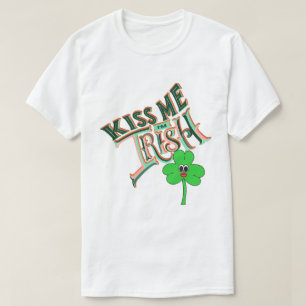 Camiseta Mikitiez trébol verde día de san patricio suerte