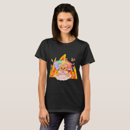 Camiseta Mikitiez verano osito de peluche gelatina fuego de