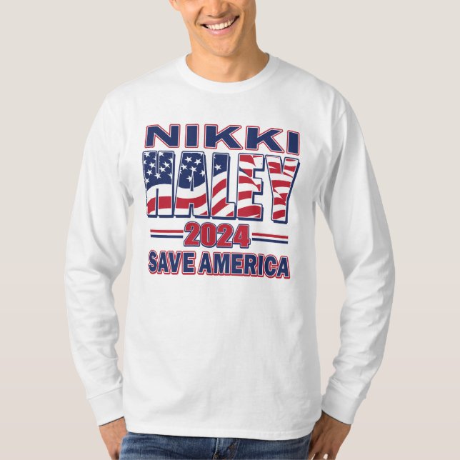 Camiseta Mikki Haley - Save America (Anverso)