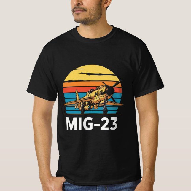 Camiseta Mikoyan-Gurevich MiG-23 (Anverso)