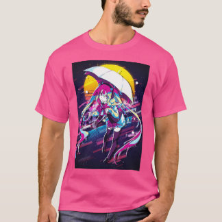 Camiseta Miku, Chica de la escuela de paraguas