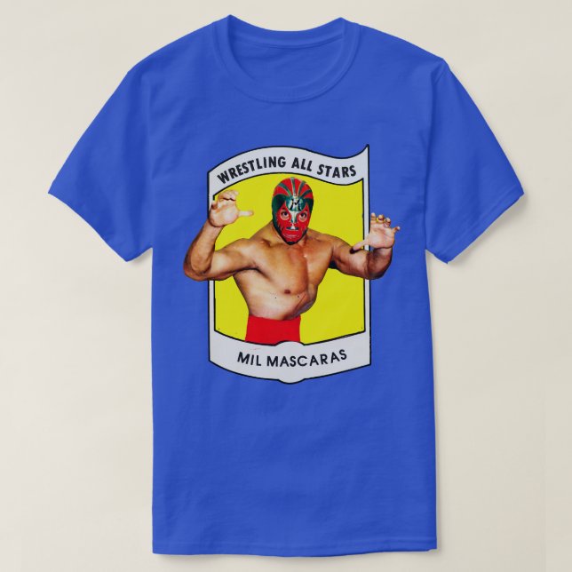 Camiseta Mil Mascaras 1982 Lucha contra todas las estrellas (Diseño del anverso)