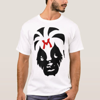 Camiseta Mil mascaras [rojo negro]
