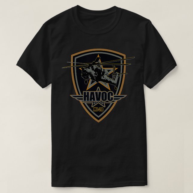 Camiseta Mil Mi28 Havoc  (Diseño del anverso)