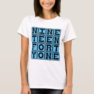 Camiseta Mil Novecientos Cuarenta y Uno, Año 1941