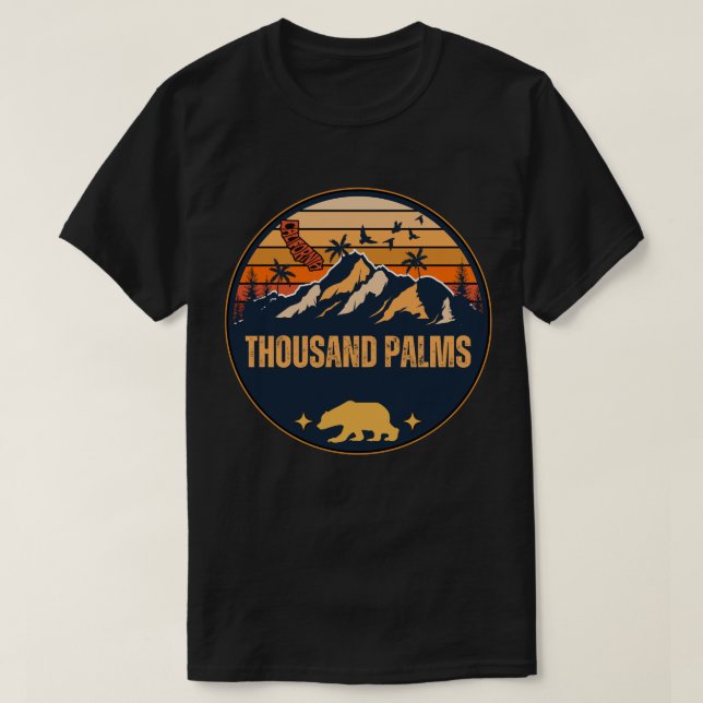 Camiseta Mil palmas, California (Diseño del anverso)