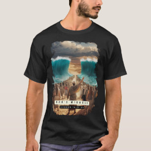 Camiseta milagro del dios de moses