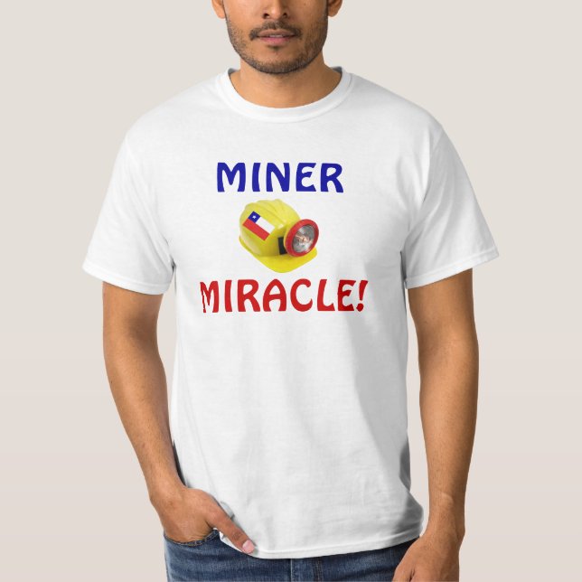 CAMISETA ¡MILAGRO DEL MINERO! (Anverso)