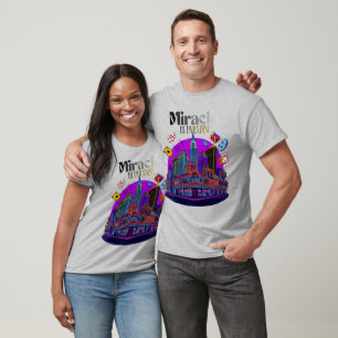 Camiseta Milagro en el gráfico neon de Paradise Vegas