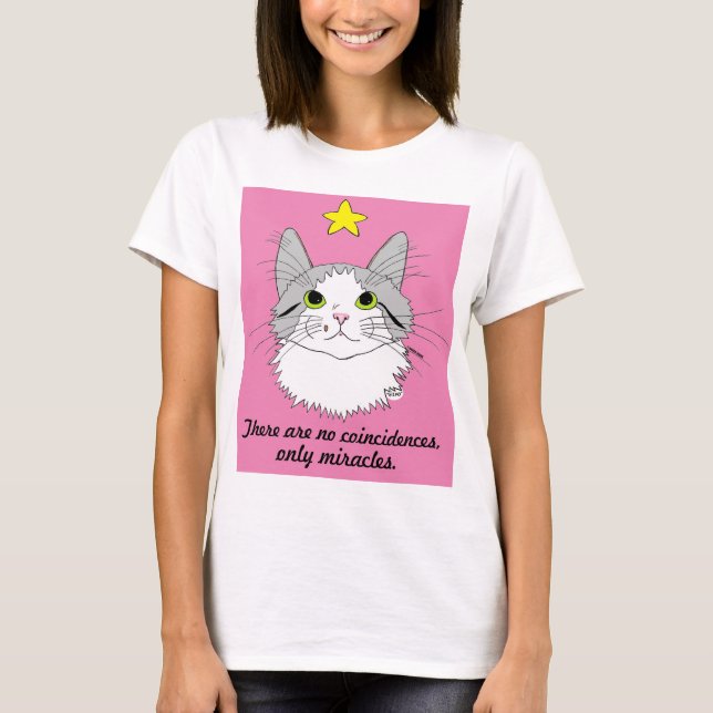 Camiseta Milagros inspiradores de Gizmo Gato Ragdoll (Anverso)