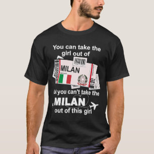 Camiseta Milan Boarding Pass Milan Chica Milán