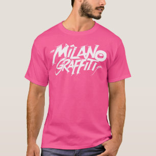Camiseta Milán City Graffiti Street Art Handstyle Italia Hi