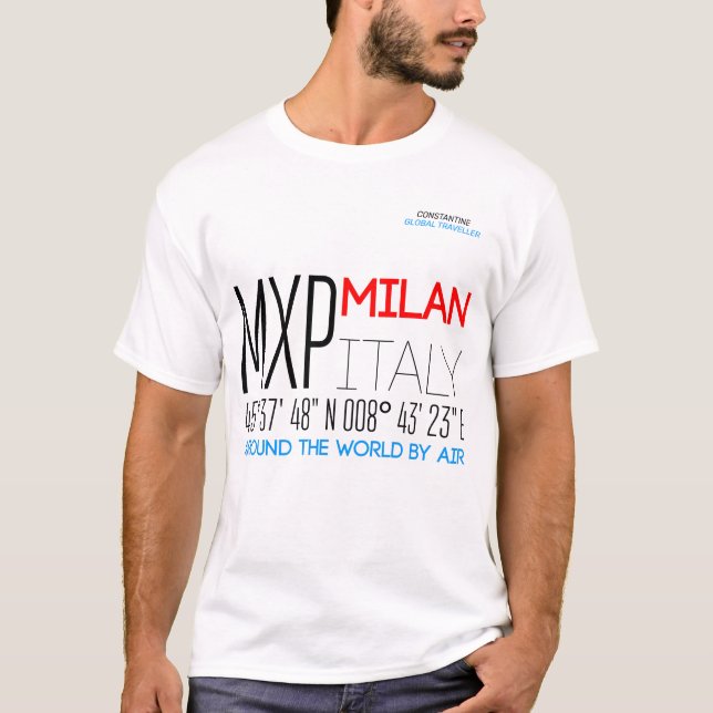 Camiseta Milán, Italia (Anverso)