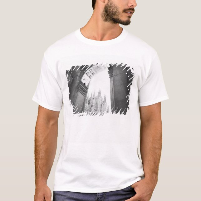 Camiseta Milán Italia, Galleria Vista del Duomo (Anverso)