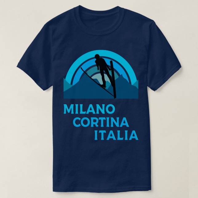 Camiseta Milano Cortina Italia (Diseño del anverso)
