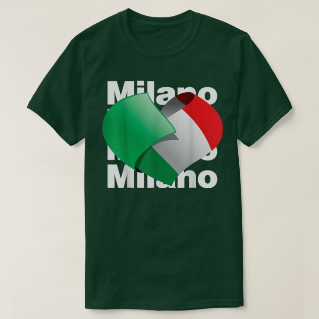 Camiseta Milano Italia (Diseño del anverso)