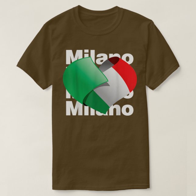 Camiseta Milano Italia (Diseño del anverso)