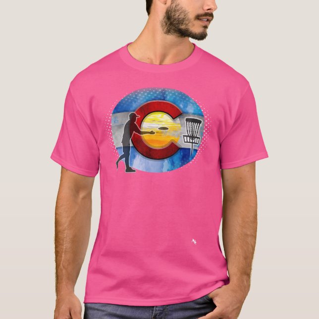Camiseta Mile High Colorado Disk Golf (Anverso)