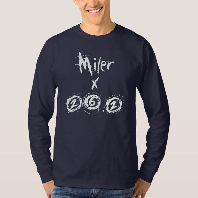 Camiseta Miler x 26.2 - Funny Marathon Runner (Anverso)