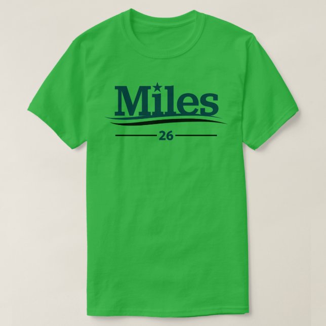 Camiseta Miles Campaign Silver (Diseño del anverso)