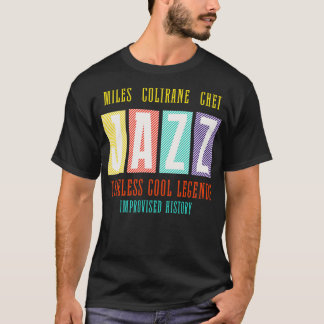 Camiseta Miles Coltrane Chet JAZZ Timeless Guay Legends Imp